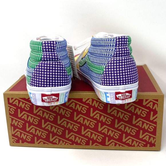 💖MEGA SALE💖VANS Womens Size Sk8-Mid Pride Lacing Multicolor Canvas VN0A3WM33WJ - Picture 5 of 12